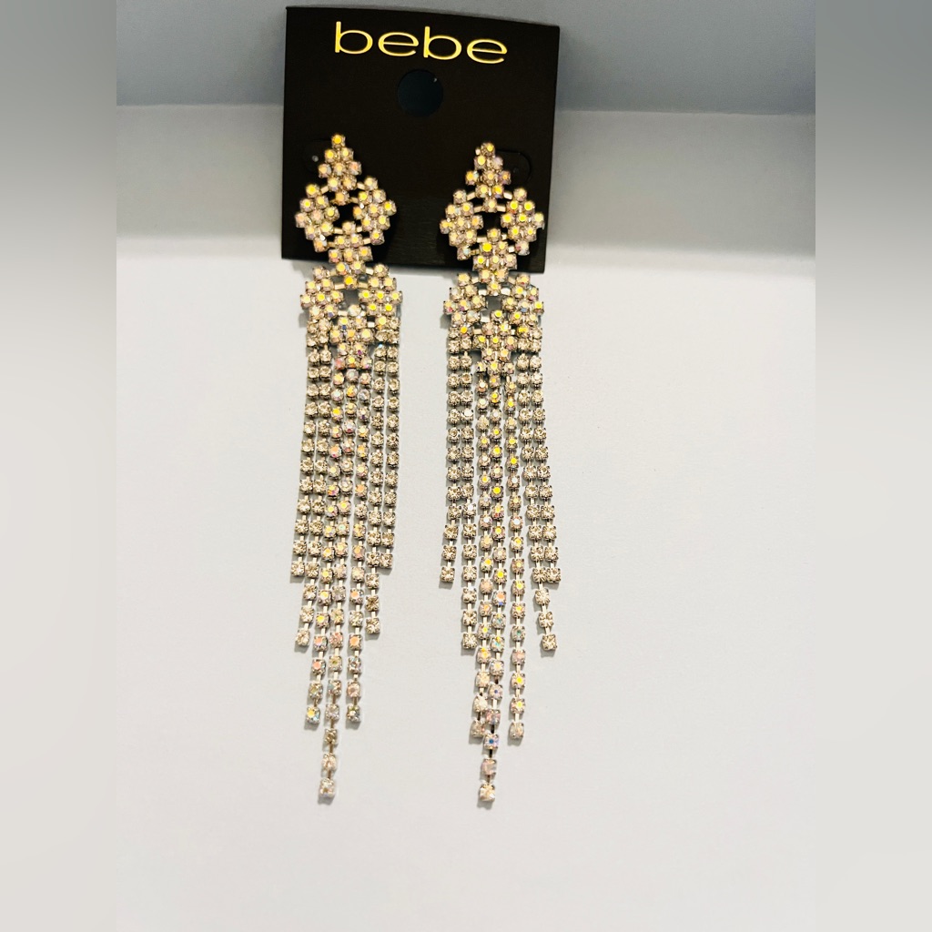 Bebe Gold Dangle Earrings 20$
